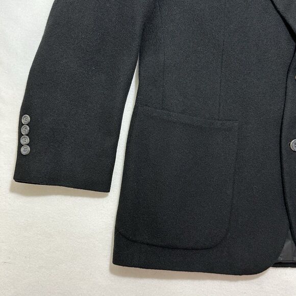 Jacobson's Men's 42 Regular 100% Pure Camelhair Suit Jacket Black Sport Coat USA - Picture 5 of 16